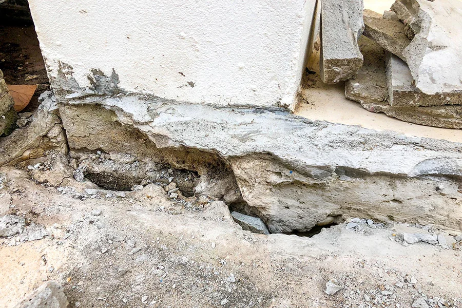 concrete slab foundation repair city state