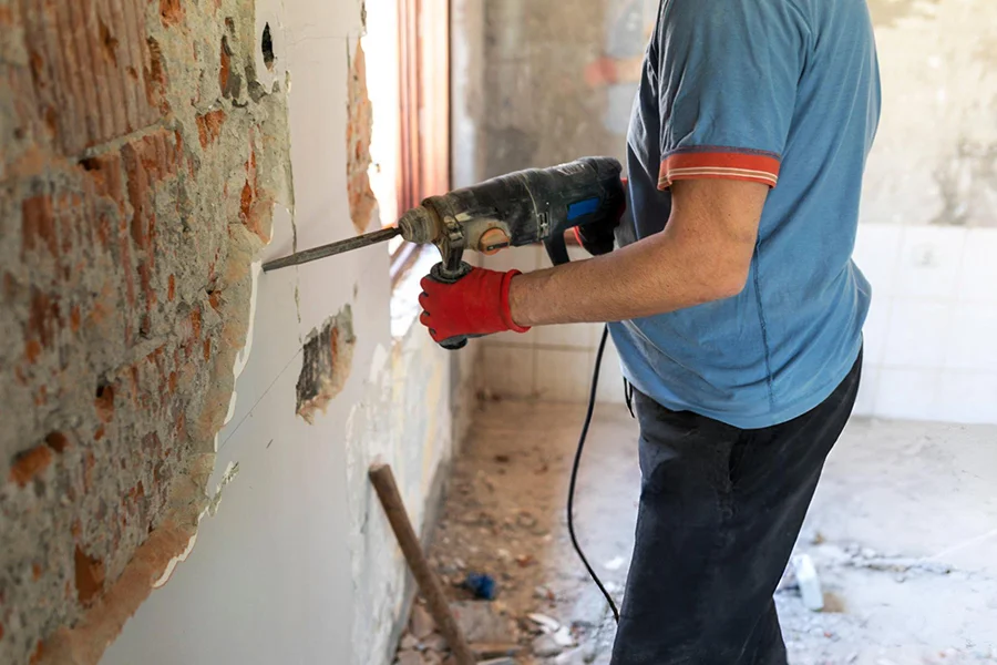 cracked wall structural repair woodbury tn