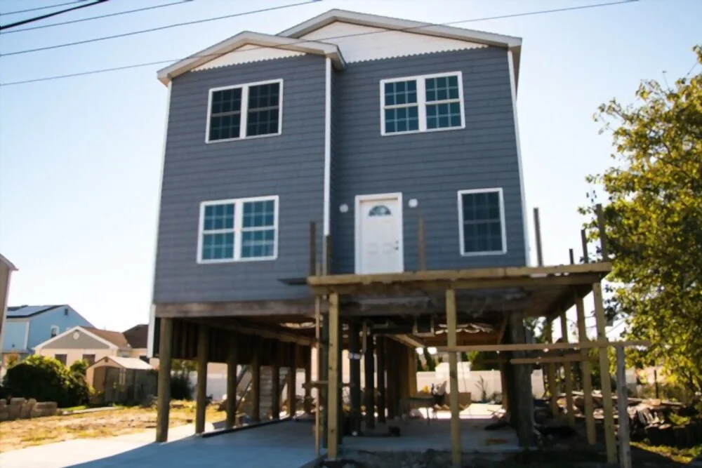 elevated pilings or stillts foundation repair city state