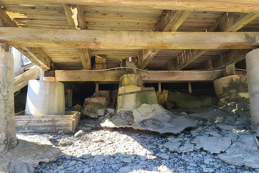 pier and beam or block and base foundation repair city state