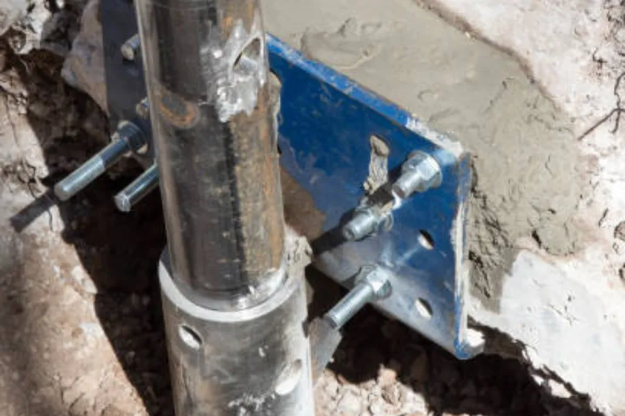 steel push pier installation city state